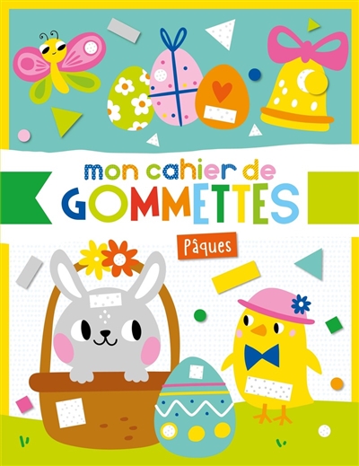 Mon cahier de gommettes paques