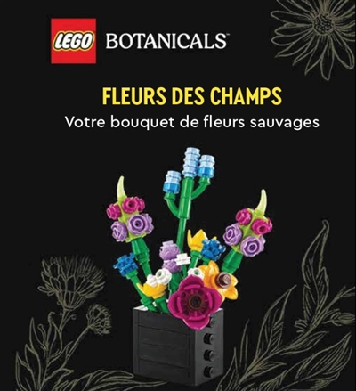 Lego Botanicals Fleurs Des Champs Coffret Papier Noir 13,2x11,3x5,8cm Huginn & Muninn