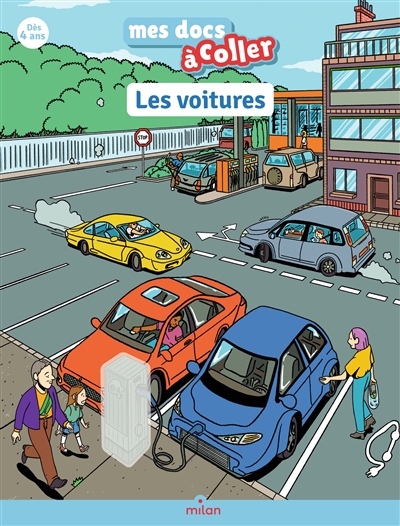 Les voitures: j'apprends avec mes autocollants!