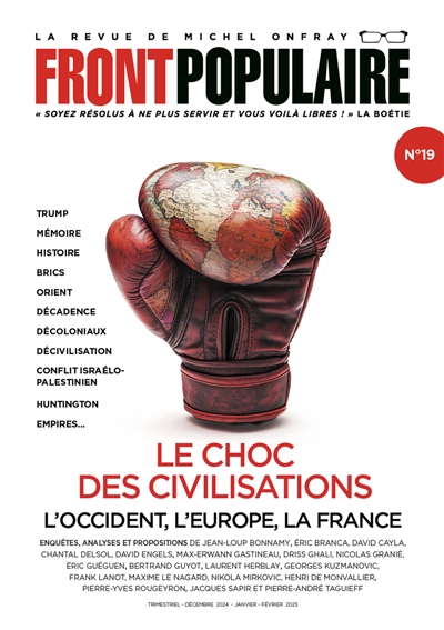 Front populaire, n° 19. Le choc des civilisations: l'Occident, l'Europe, la France
