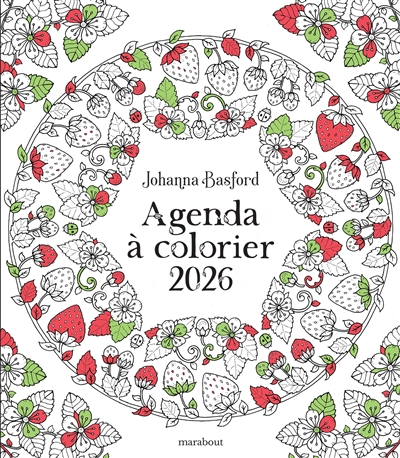 Agenda à colorier 2026