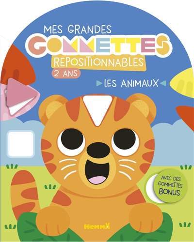 Mes grandes gommettes repositionnables: 2 ans: Les animaux - Avec des gommettes bonus