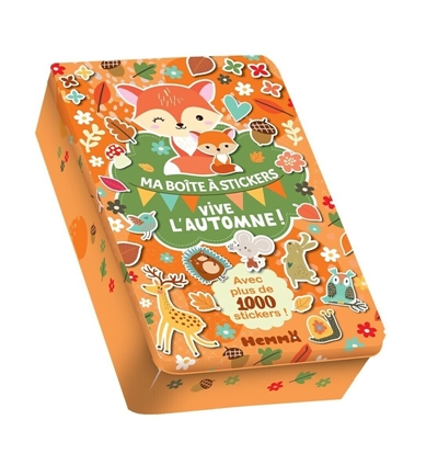 Ma boite à stickers: Vive l'Automne!: Avec plus de 1000 stickers!