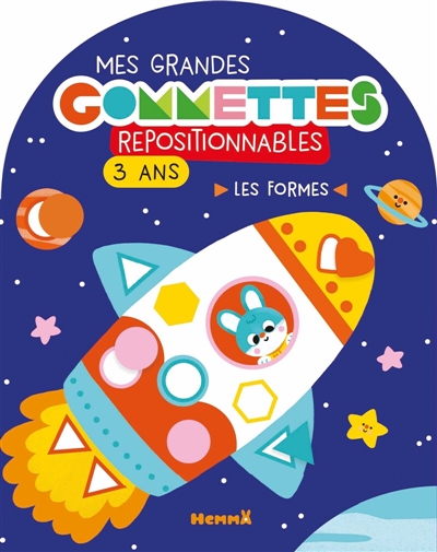 Mes grandes gommettes repositionnables: 3 ans: Les formes