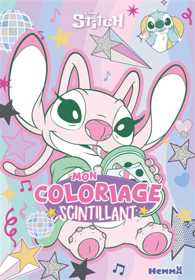 Disney Stitch: Mon coloriage scintillant (Angel)