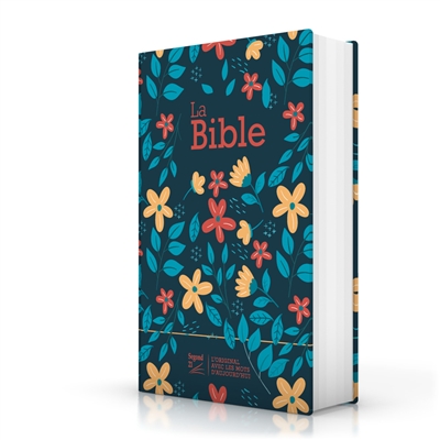 Bible Segond 21 compacte (Premium Style) - couverture rigide, toilée matelassée, motif fleuri