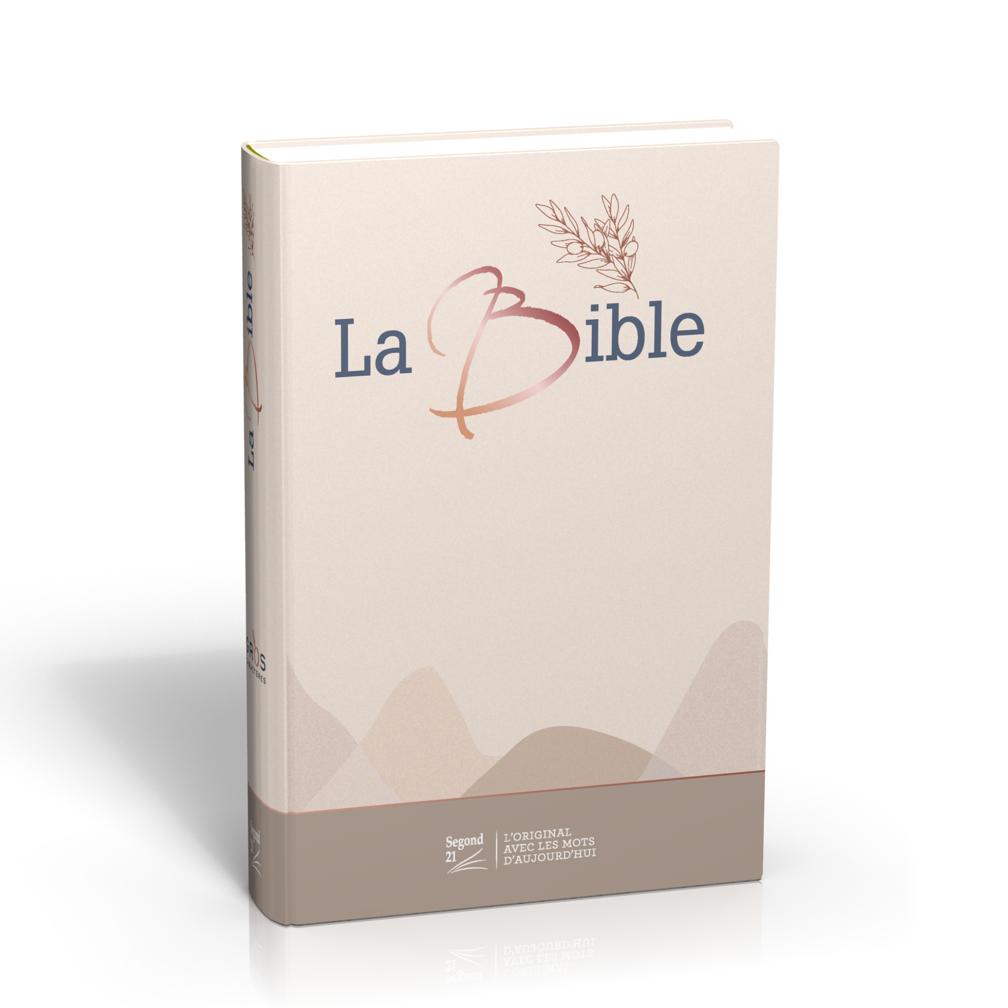 Bible Segond 21, gros caractères, rigide toilée matelassée - La Maison de la Bible x Soeur_co