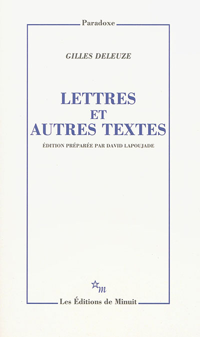 Lettres: et autres textes