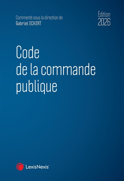 Code de la commande publique: 2026