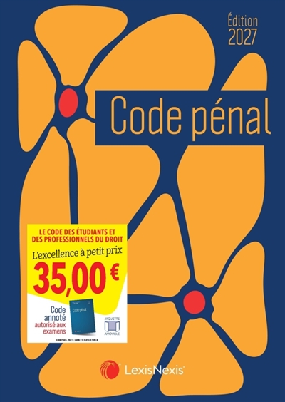 Code pénal Jaquette 2027 - Jaquette Flower power