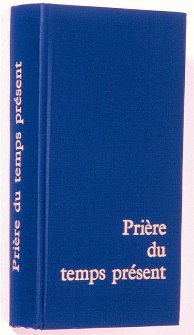 Prière du temps présent - grand format bleu