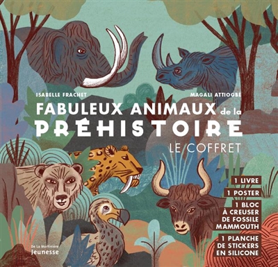 Fabuleux animaux de la préhistoire: le coffret