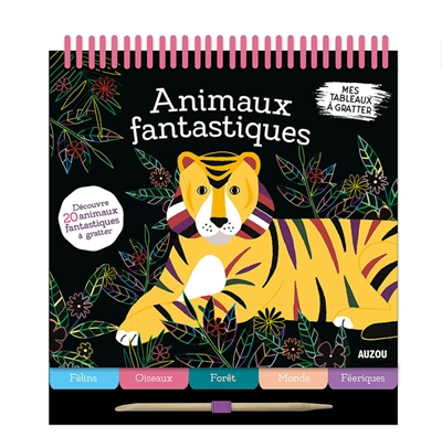 Animaux fantastiques: mes tableaux à gratter