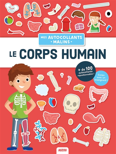 Mes autocollants malins éducatifs - Le corps humain