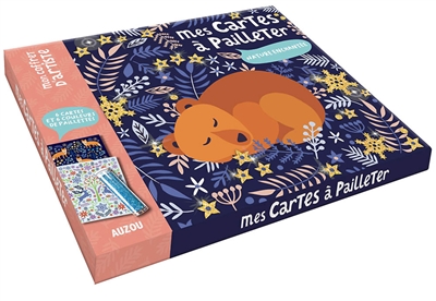 Nature enchantée: mes cartes à pailleter
