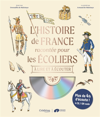L'histoire de France racontée pour les écoliers: à lire et à écouter