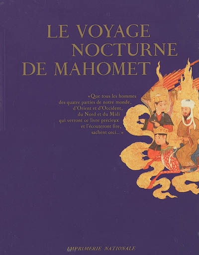 Le voyage nocturne de Mahomet - suivi de l'aventure de la parole