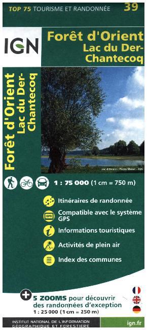Top75039 Foret D'Orient/Lac Du Der 1/75.000