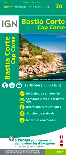 Top75030 Bastia 1/75.000