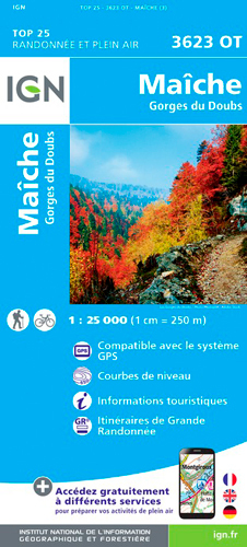 3623Ot Maîche/Gorges Du Doubs