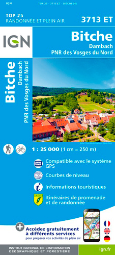 3713Et Bitche/Dambach/Pnr Des Vosges Du Nord