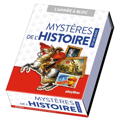 Calendrier Mystères de l'Histoire en 365 jours - Année à bloc