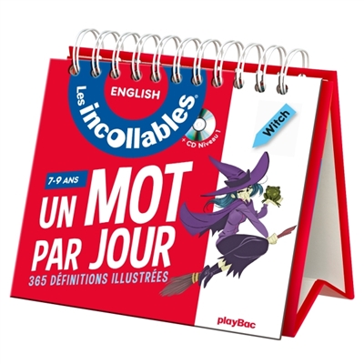 Les incollables, English, 7-9 ans: un mot par jour, 365 définitions illustrées