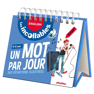 Les incollables, English, 9-11 ans: un mot par jour, 365 définitions illustrées
