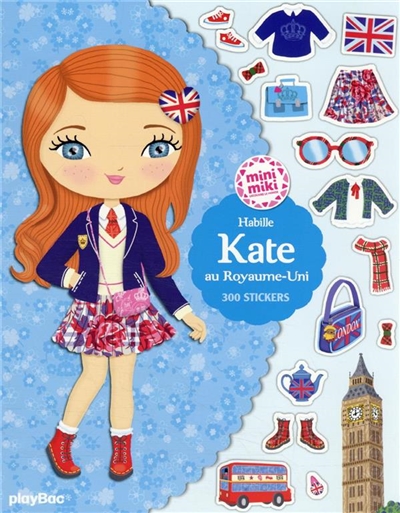 Minimiki - Stickers - Habille Kate au Royaume-Uni