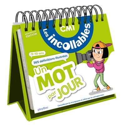 Les incollables, CM1, 9-10 ans: un mot par jour, 365 définitions illustrées