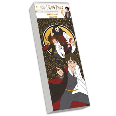 Harry Potter: Marque-pages brillants à colorier