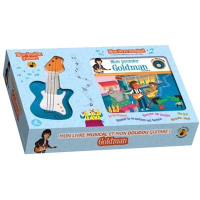Goldman: mon livre musical et mon doudou guitare!