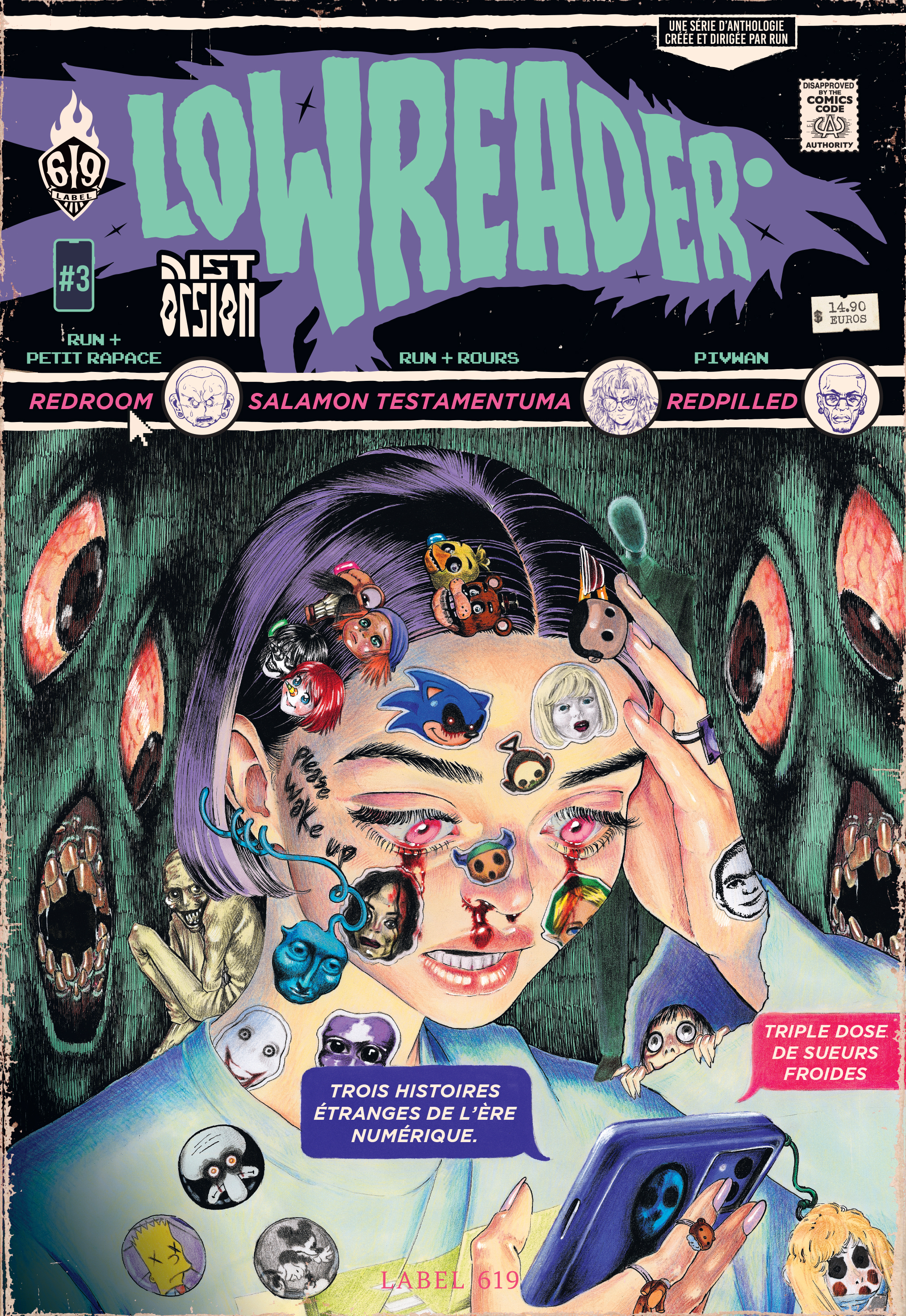 LowReader: 3 récits d'horreur. Vol. 3. X Distorsion