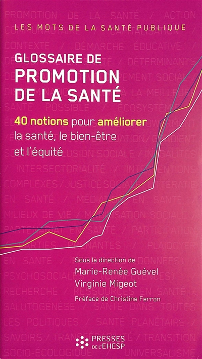 Glossaire de promotion de la santé: 40 notions pour améliorer la santé, le bien-être et l'équité