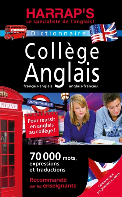 Harrap's collège anglais: dictionnaire français-anglais, anglais-français