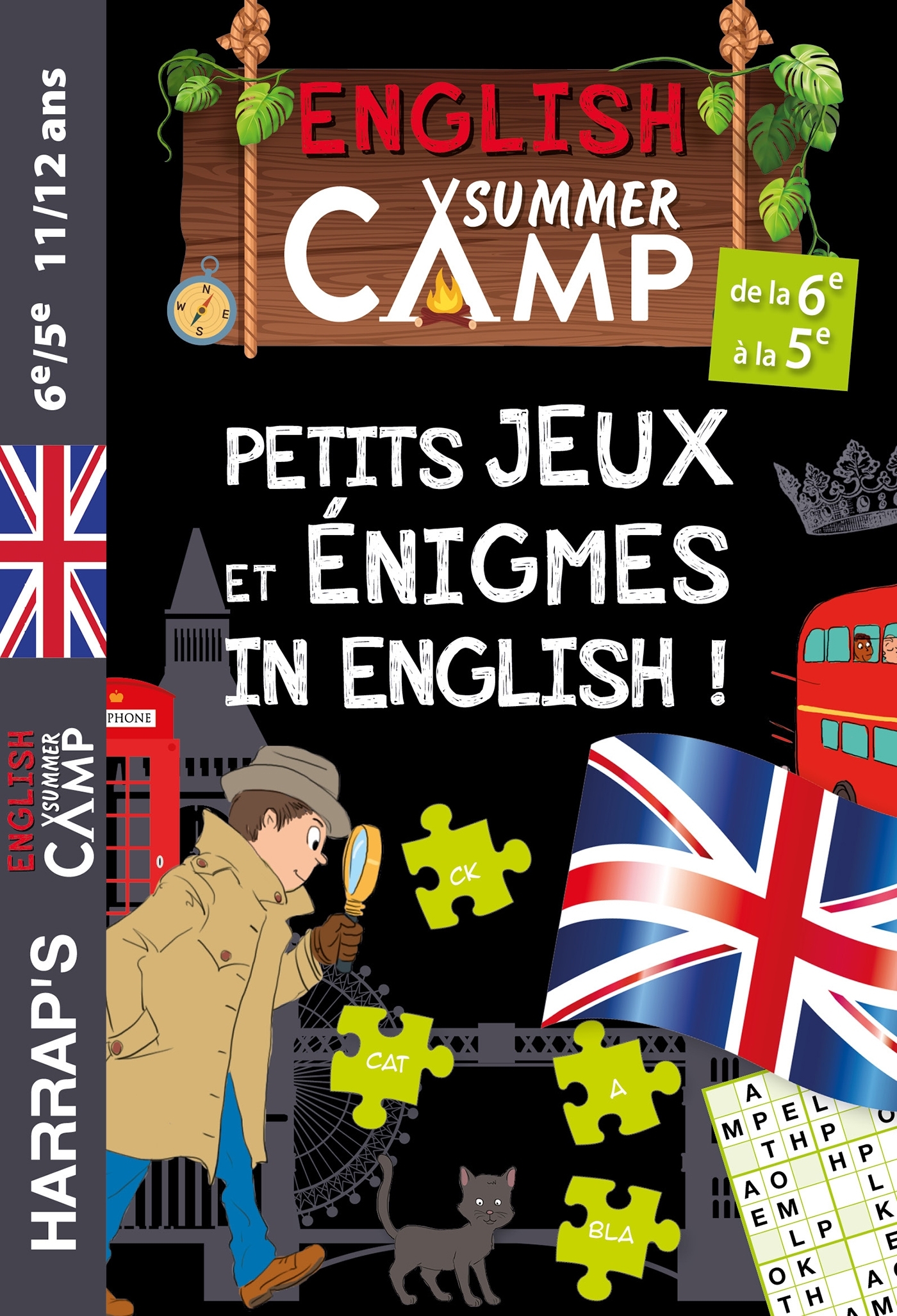 English summer camp, de la 6e à la 5e: petits jeux et énigmes in English!