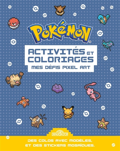 Pokémon: Activités et coloriages Pixel 2