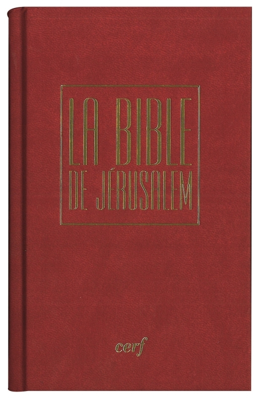 Bible Jérusalem - Format poche, rouge, sous coffret