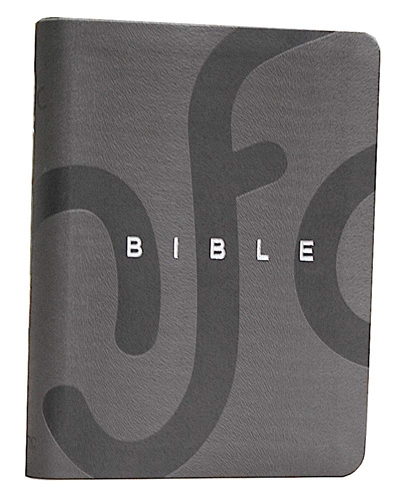 La Bible Nouvelle Français courant - Grise, similicuir, tranches argent, soupe, luxe avec les deutérocanoniques