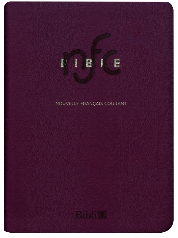 La Bible Nouvelle Français courant - Gros caractère, semi-rigide, rouge, avec les deutérocanoniques