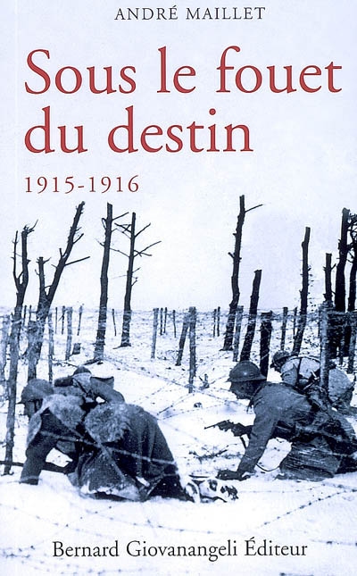 Sous le fouet du destin: histoire d'une âme aux temps héroïques, 1915-1916