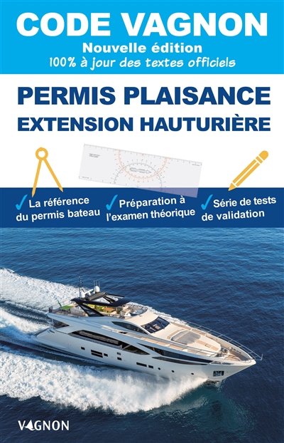 Code Vagnon 2026 - Permis plaisance extension hauturière