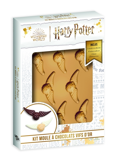 Harry Potter - Kit de pâtisserie et moules - Fabrique ton Vif d'Or en chocolat!