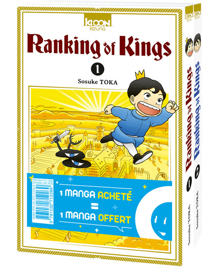 Ranking of kings: pack offre découverte volumes 1 et 2