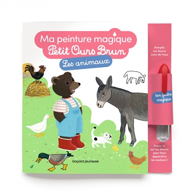 Ma peinture magique Petit Ours Brun: les animaux