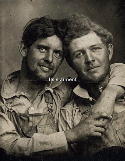 Un siècle de photographies d'hommes amoureux, 1850-1950: collection Hugh Nini & Neal Treadwell. Ils s'aiment