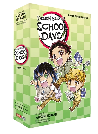 Demon slayer school days: coffret collector: tomes 1 et 2