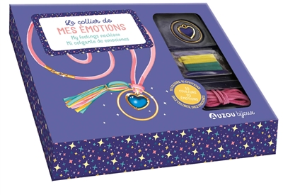 Le collier de mes émotions: 10 couleurs, 10 émotions. My feelings necklace: 10 colours, 10 emotions. Mi colgante de emociones: diez colorez, diez emociones