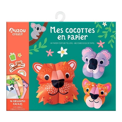 Mes cocottes en papier: 16 origamis faciles. My paper fortune tellers: easy origamis. Mis comecocos de papel: sencillos comecocos