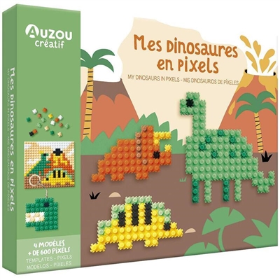 Mes dinosaures en pixels. My dinosaurs in pixels. Mis dinosaurios de pixeles